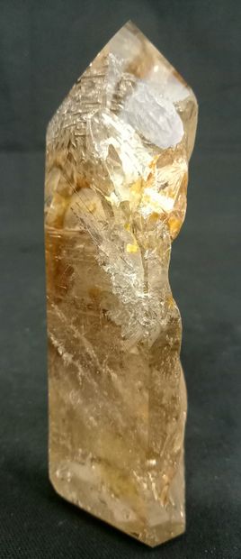 
Block of quartz called 