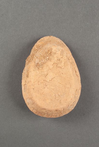 Oil lamp in pink terracotta. Roman-Byzantine...