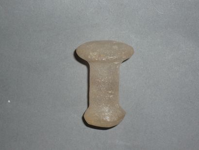 Rock crystal labret with two tips. (Ref:...