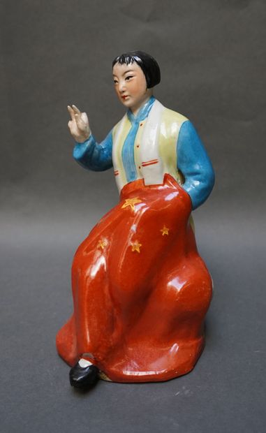 Revolutionary series in porcelain. Seated...