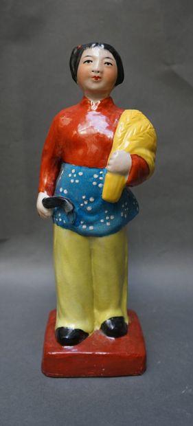 Revolutionary series in porcelain. Woman...
