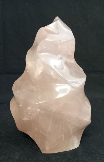 
Polished pink quartz called 