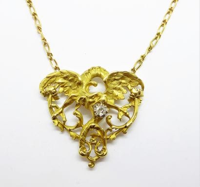 CHIMERE PENDENTIF en or jaune 18K (750/°°),...