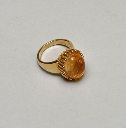 Silver ring gilded 925 / ° ° (vermeil), the...