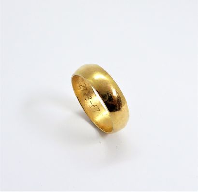 ALLIANCE in 18K (750/°°) yellow gold,TDD:...