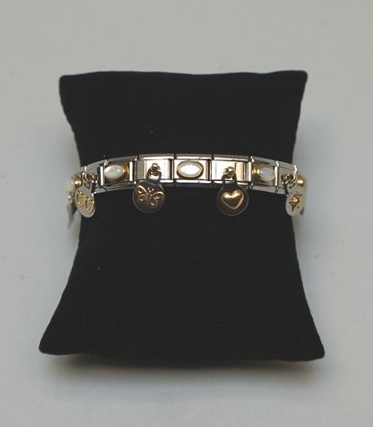 NOMINATION - Extensible bracelet in steel,...