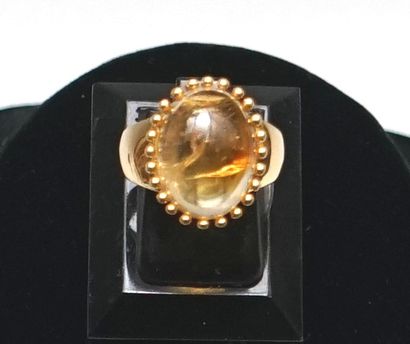 Silver ring gilded 925 / ° ° (vermeil), the...