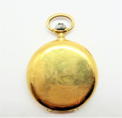 18K (750/°°) yellow gold SAVONNETTE GOSPET...