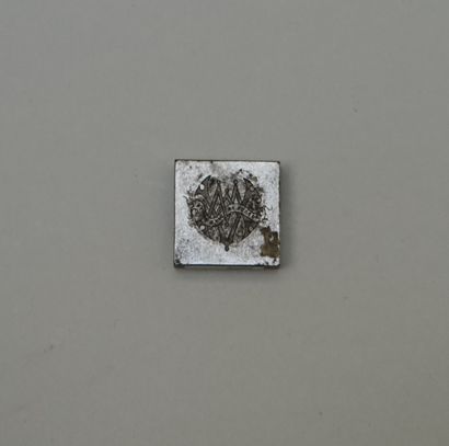 Double-sided intaglio, one side in Islamic...