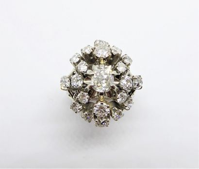 18K (750/°°) white gold 