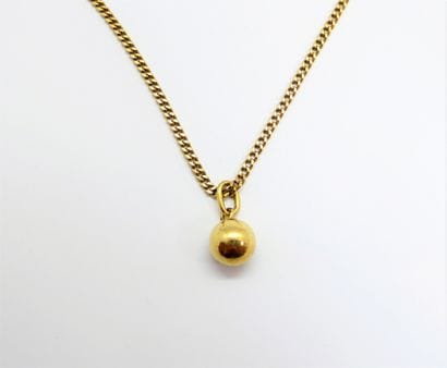 18K (750/°°) yellow gold chain with a solid...