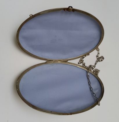 
A silver MINULIERE (Swan mark) oval with...
