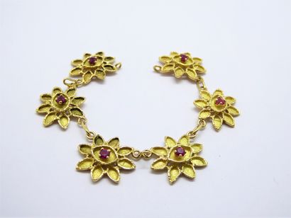 ELEMENT of a NECKLACE in 18K yellow gold...
