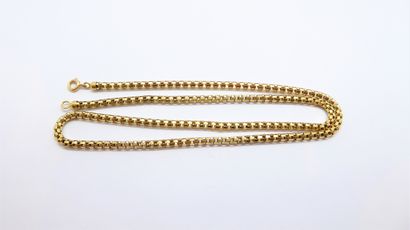 CHAIN in 18K (750/°°) yellow gold, mechanical...