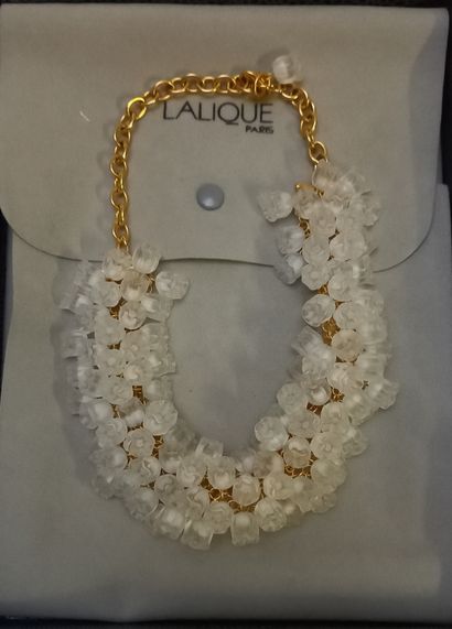 LALIQUE - Lily of the valley necklace in...