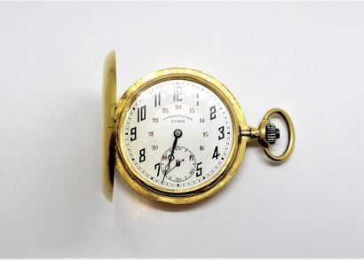 18K (750/°°) yellow gold SAVONNETTE GOSPET...