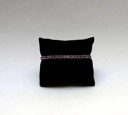 GOLDEN SILVER BRACELET 925/°° (vermeil) set...