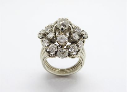 18K (750/°°) white gold 