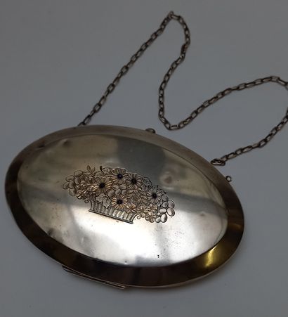 
A silver MINULIERE (Swan mark) oval with...