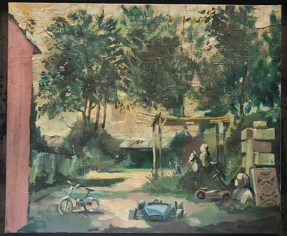 PIZARRE Jean-Pierre, 1940-2020. Le jardin....