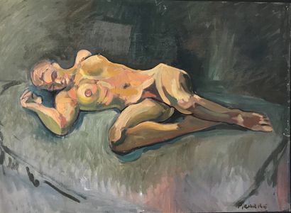 PIZARRE Jean-Pierre, 1940-2020. Nu allongé....