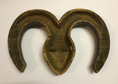 Masque au visage en forme de coeur, formé...