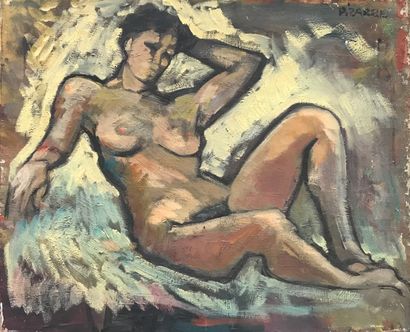 PIZARRE Jean-Pierre, 1940-2020. Nu assis....