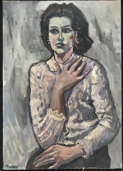 PIZARRE Jean-Pierre, 1940-2020. Portrait...