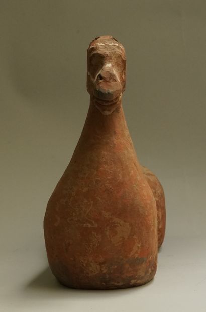 Grey terracotta horse body (without leg)...