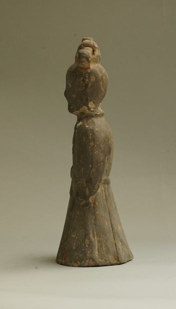Grey terracotta shaman. 

Han, 206 BC - 220...