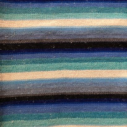 Wool carpet, hand woven.

Northern Chile,...