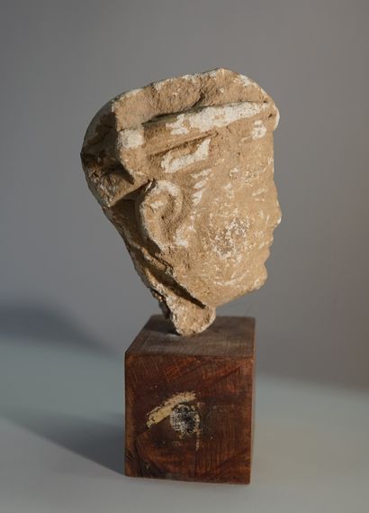Tête en stuc représentant un prince.

Art...