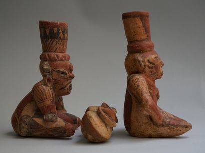 Set of two anthropomorphic receptacles with...