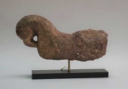 Stylized bird in sandstone. Rajasthan, India....