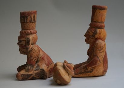 Set of two anthropomorphic receptacles with...