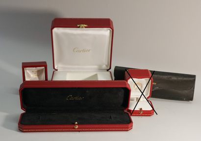 
SET of 3 Cartier cases: watch, bracelet,...