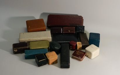 SET of about fifty various cases, all sizes,...