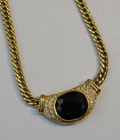 NECKLACE in 18K yellow gold (750/°°°) with...