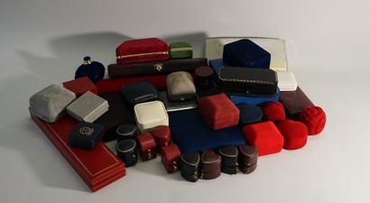 SET of about fifty various cases, all sizes,...
