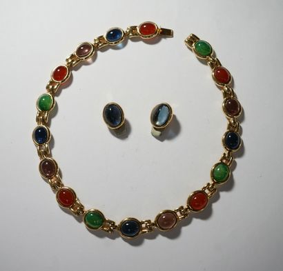 CINER - JEWELRY composed of a choker and...
