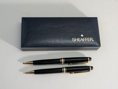 MONTBLANC, set of 2 Meisterstuck pens in...