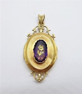 CASSOLETTE PENDANT in 18K (750/°°) yellow...