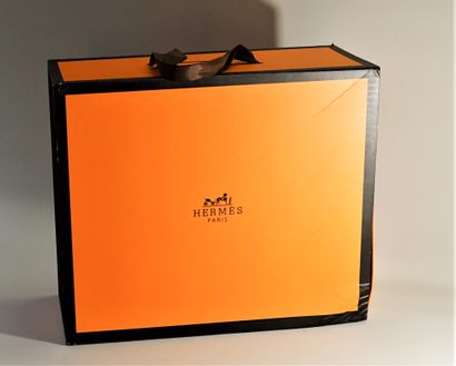 HERMES - Large folding storage box, fabric...
