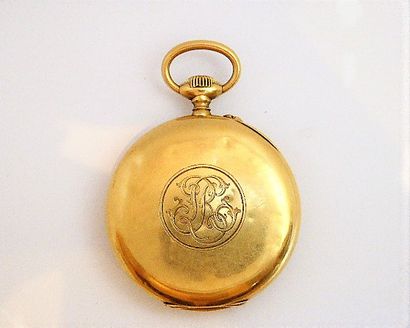 GOUSSET WATCH in 18K yellow gold (750/°°)...