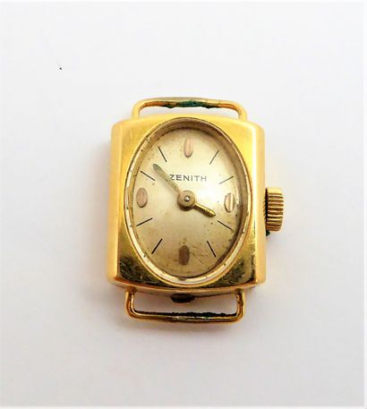 WATCH CASE in 18K (750/°°) yellow gold, ZENITH...