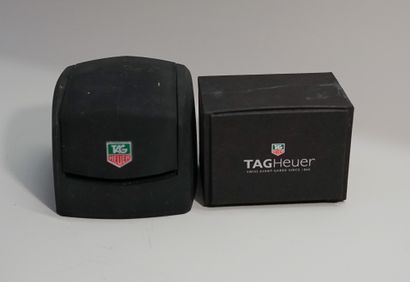 SET of 2 TAG HEUER watch cases. As is.