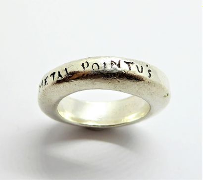 METAL POINTED - Metal RING, TD: 52.