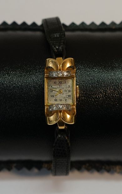 OMEGA - ladies' watch bracelet, the case...