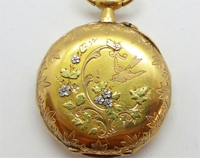 GOUSSET WATCH, in 18K (750/°°) yellow gold,...
