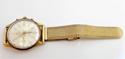 Gold-plated, antimagnetic WATCH signed LINGS...